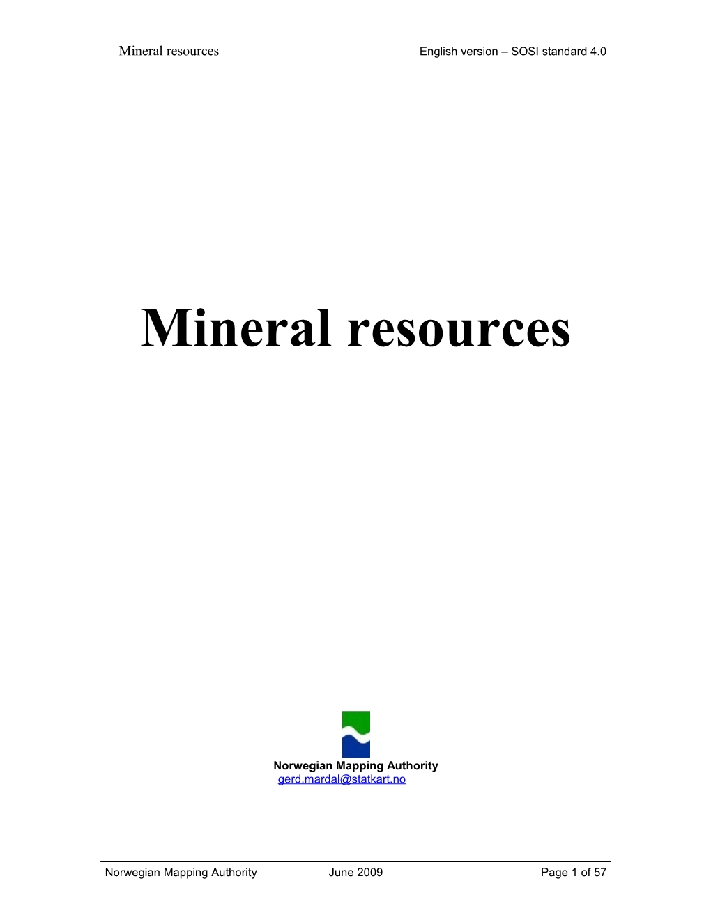 Mineral Resources