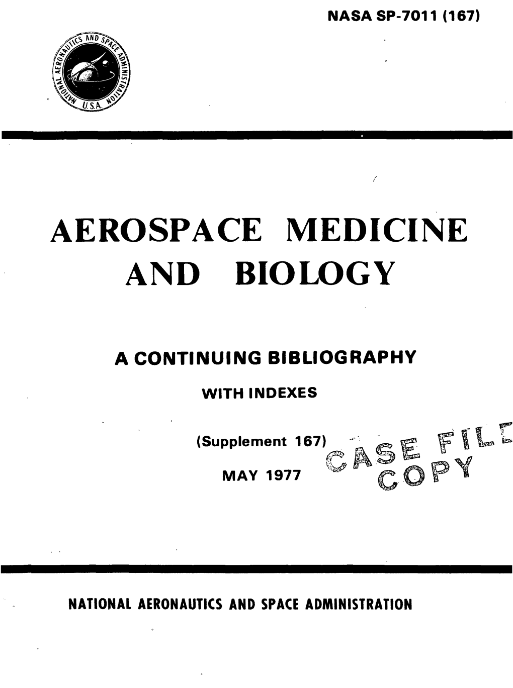 Aerospace Medicine and Biology