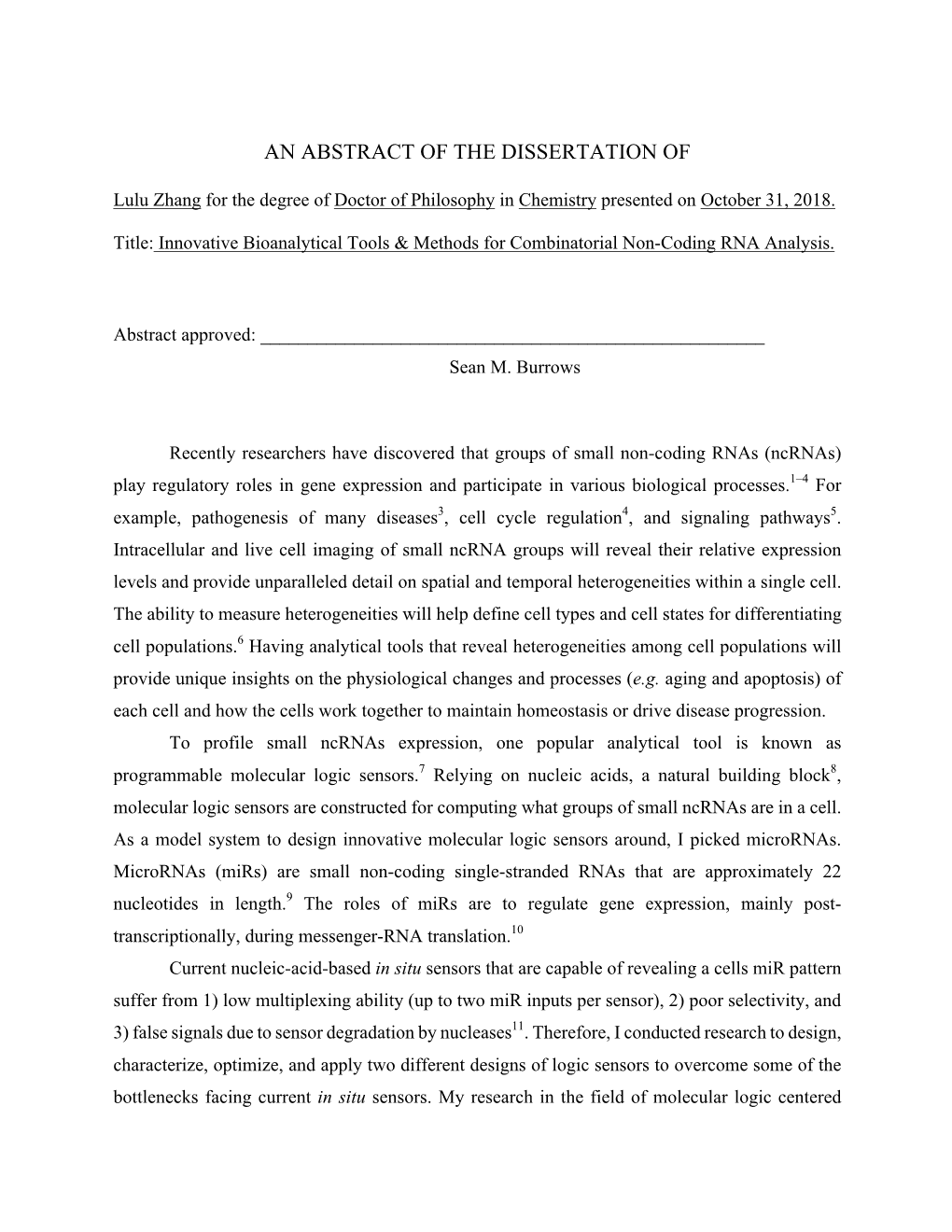 Innovative Bioanalytical Tools & Methods for Combinatorial Non-Coding RNA Analysis