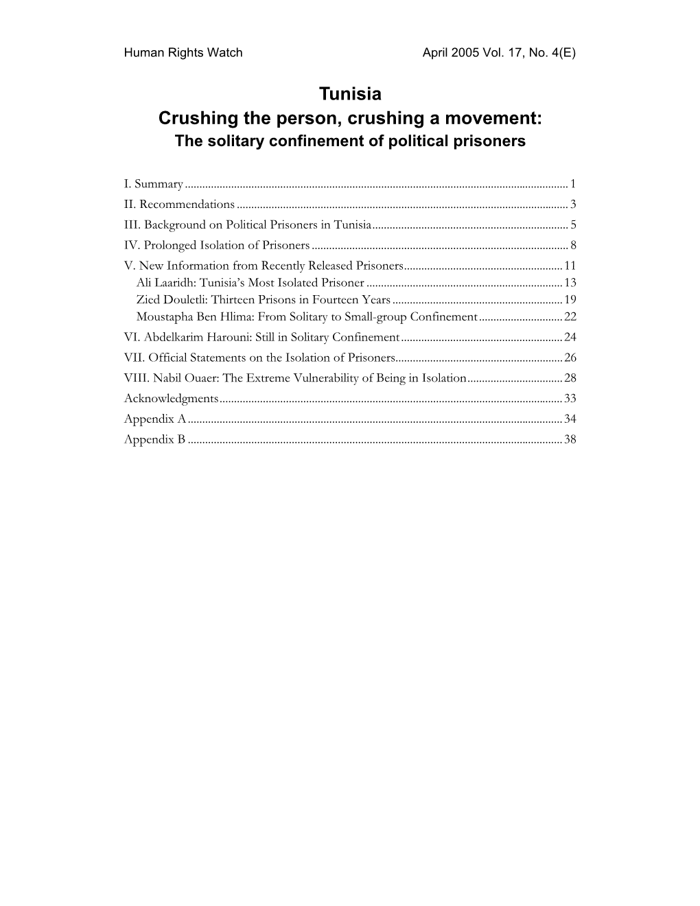 The Solitary Confinement of Political Prisoners