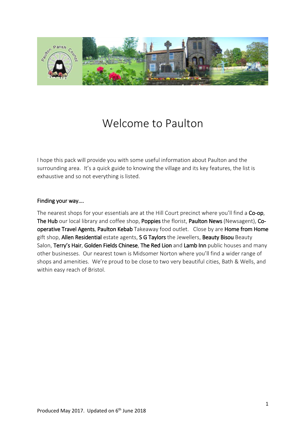 Paulton Parish Council