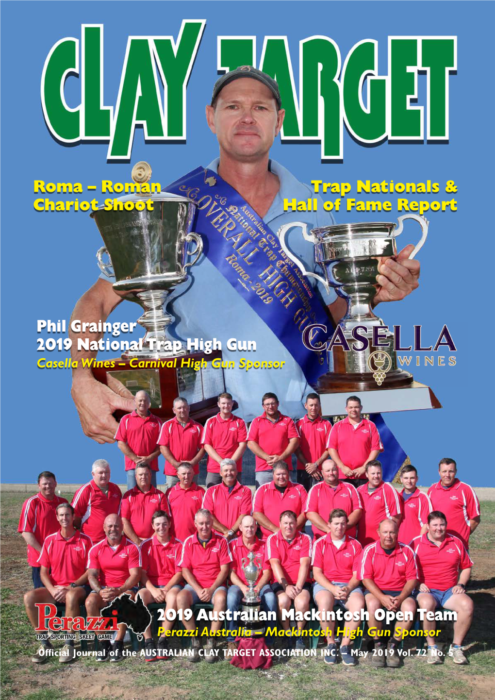 Phil Grainger 2019 National Trap High Gun Casella Wines – Carnival High Gun Sponsor