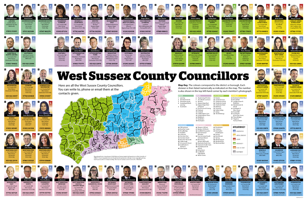 Members of West Sussex County Council