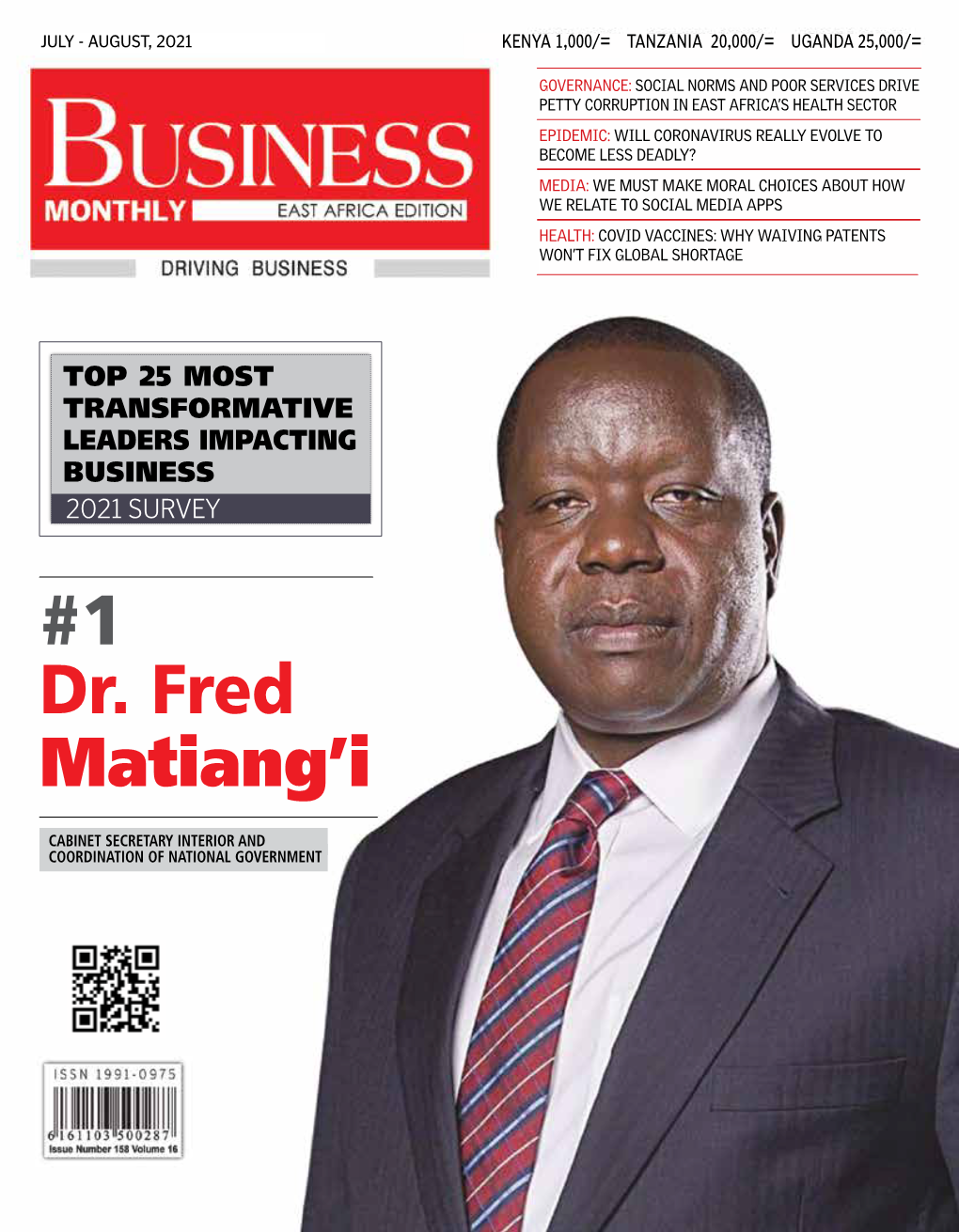 Dr. Fred Matiang'i