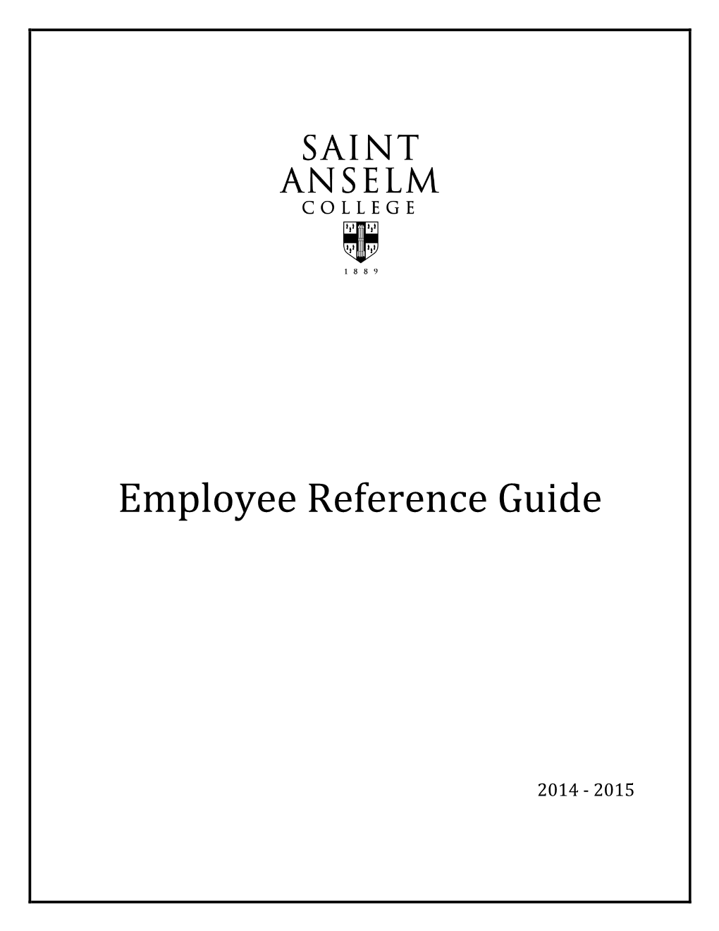 Employee Reference Guide