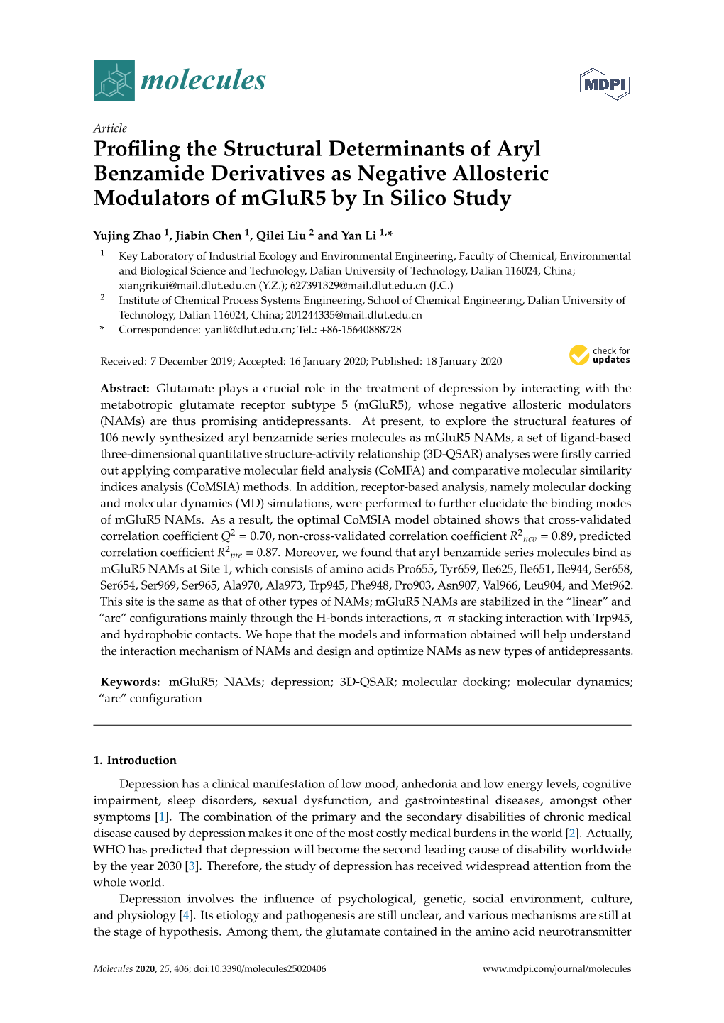 Profiling the Structural Determinants of Aryl Benzamide Derivatives As