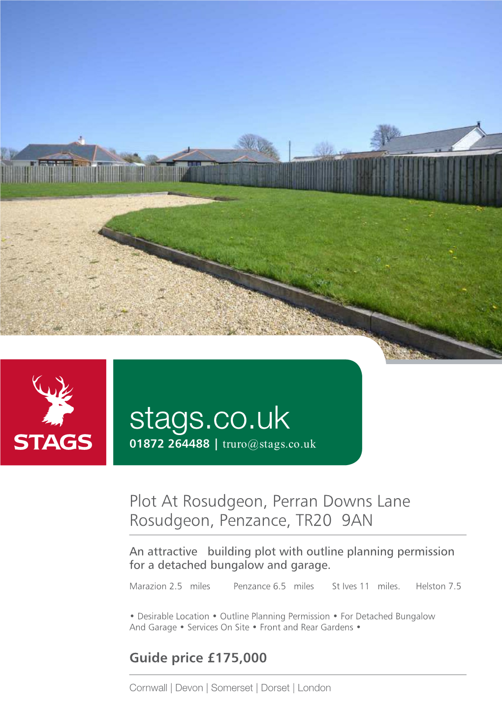 Stags.Co.Uk 01872 264488 | Truro@Stags.Co.Uk