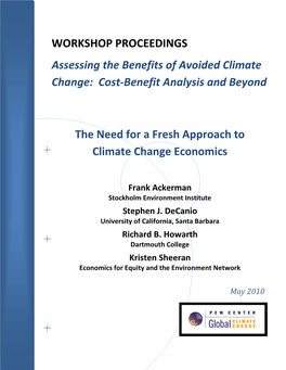 Ackerman Et Al. 2010. Global Fresh Approach to CC