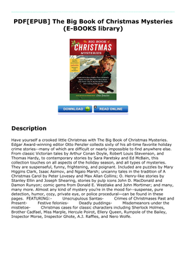 PDF[EPUB] the Big Book of Christmas Mysteries (E-BOOKS Library)