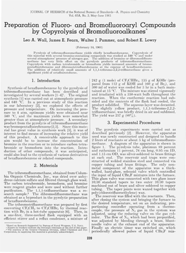 Preparation of Fluoro-And Bromofluoroaryl Compounds By