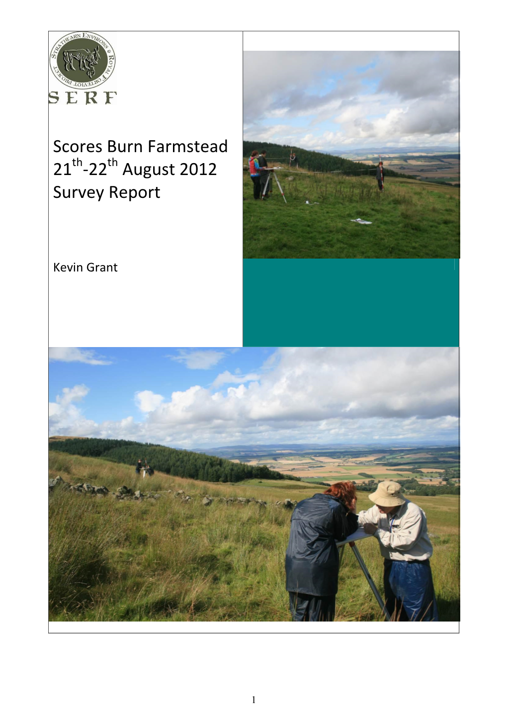 Scores Burn Farmstead Survey Report 2012