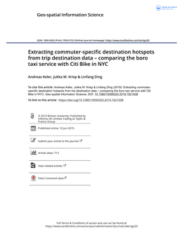 Comparing the Boro Taxi Service with Citi Bike in NYC