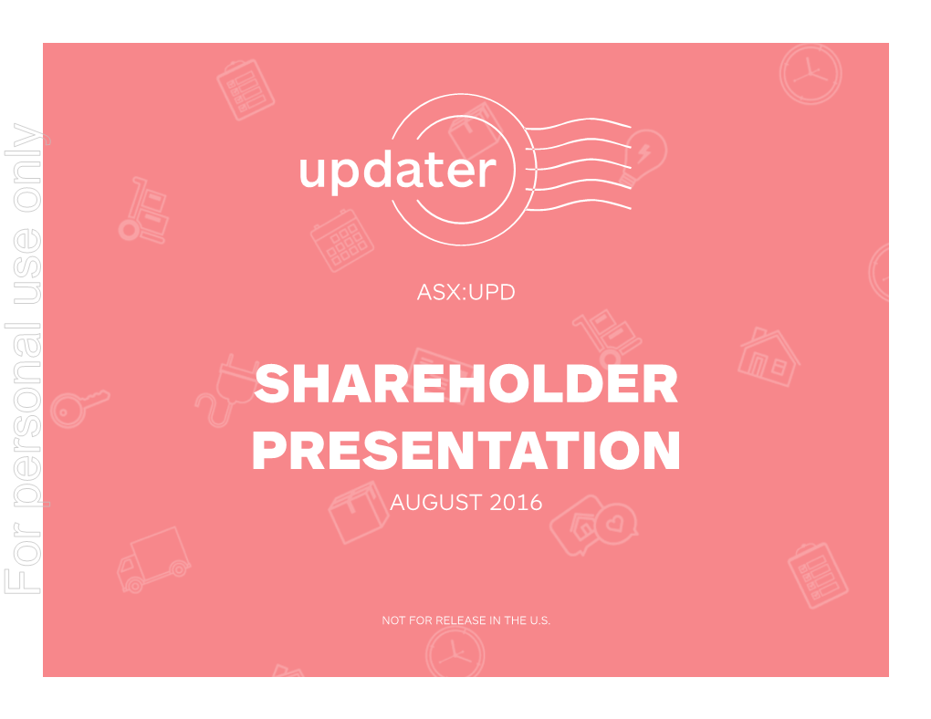 Shareholder Presentation