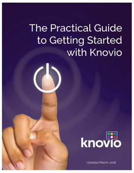 The Practical Guide to Getting Started with Knovio