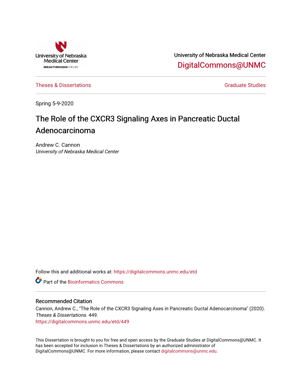 The Role of the CXCR3 Signaling Axes in Pancreatic Ductal Adenocarcinoma