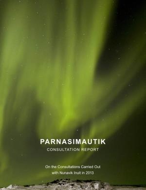 Parnasimautik Consultation Report