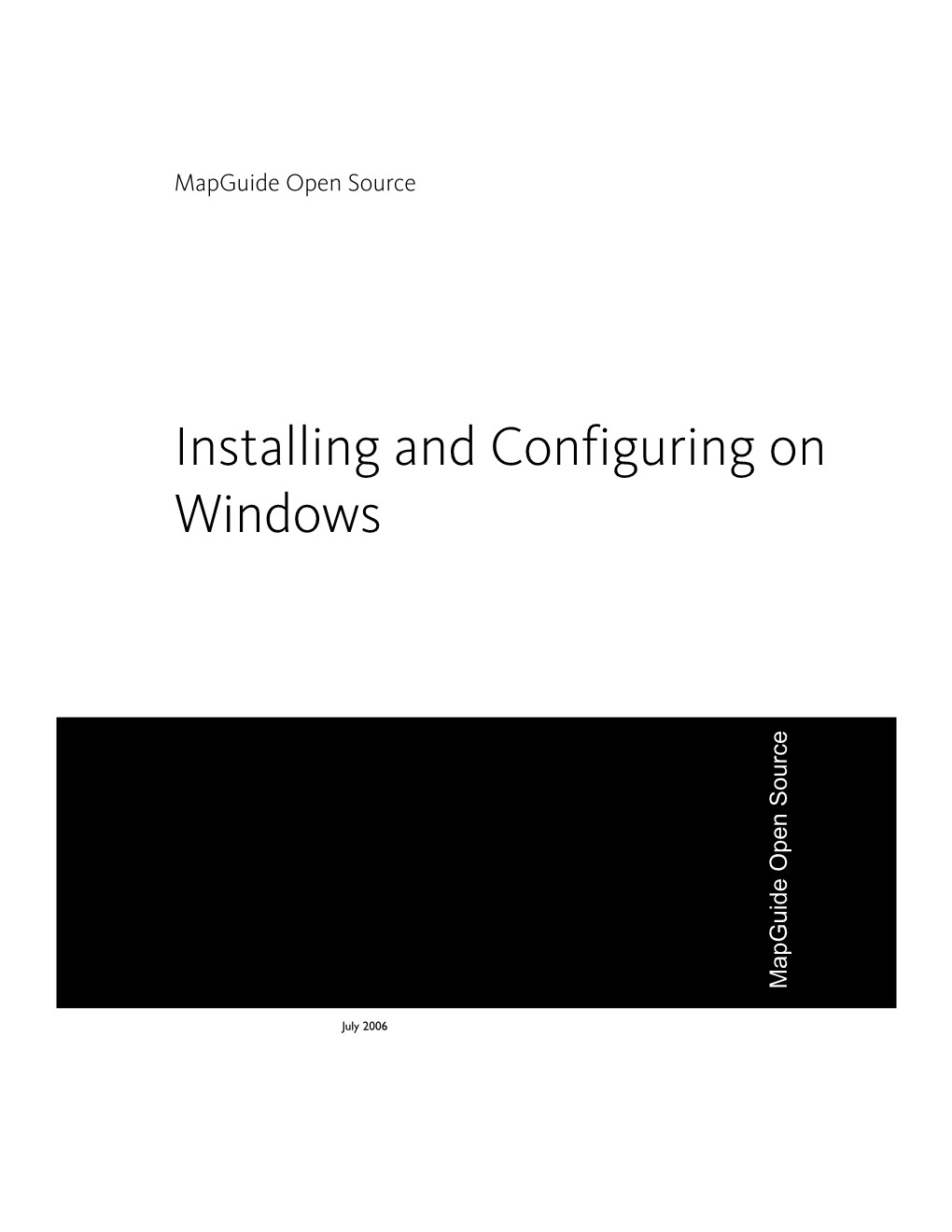 Installing and Configuring on Windows