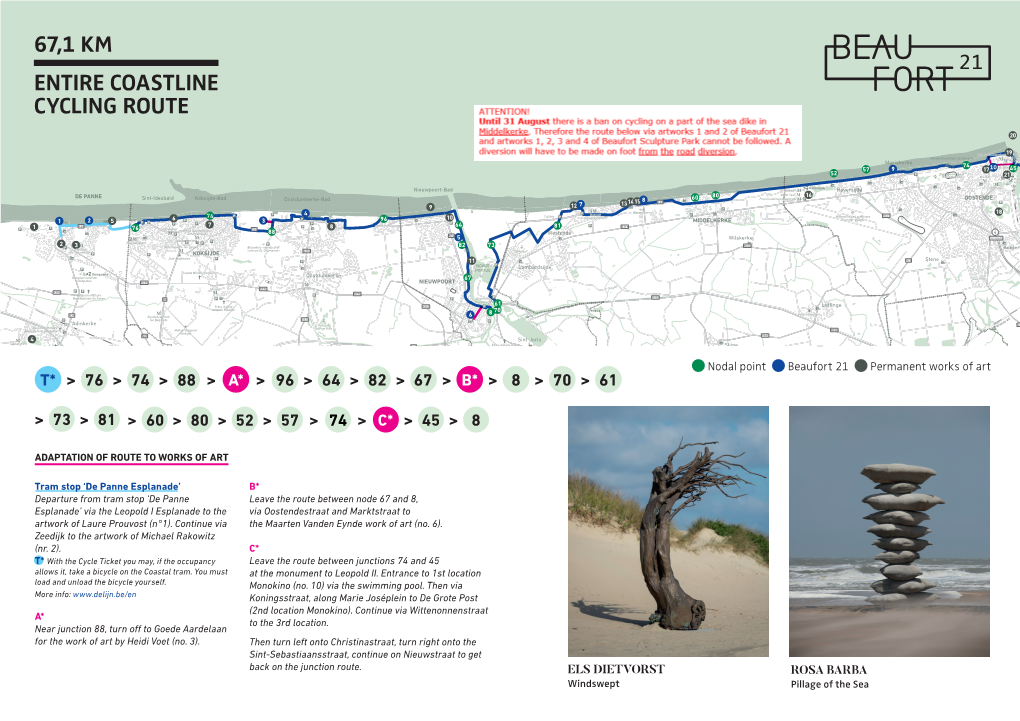 67,1 Km Entire Coastline Cycling Route