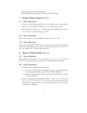 The Computational Complexity of Polynomial Factorization