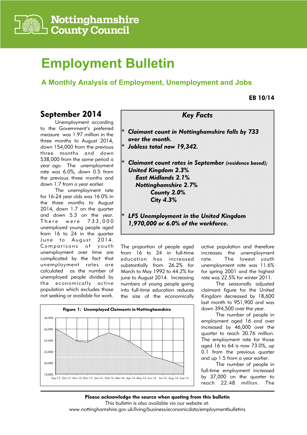 Employment Bulletin EB10/14