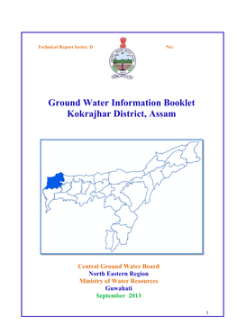 Ground Water Information Booklet