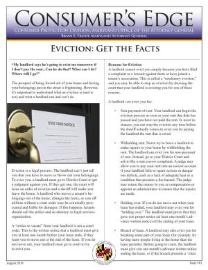 Eviction: Get the Facts