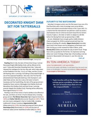 Decorated Knight Dam Set for Tattersalls Cont