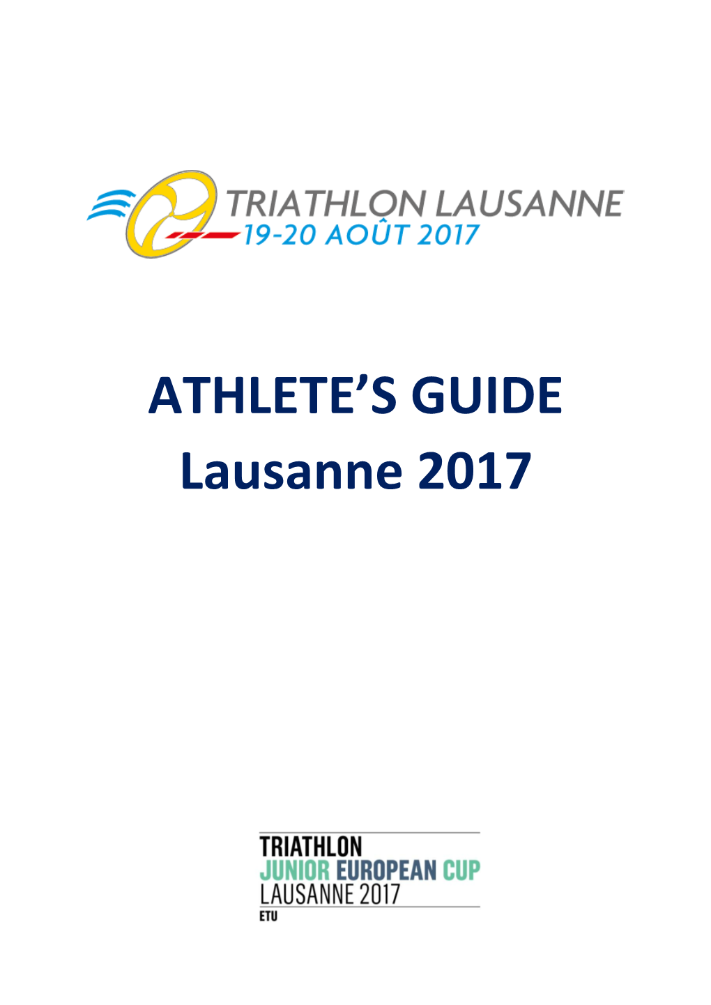 ATHLETE's GUIDE Lausanne 2017