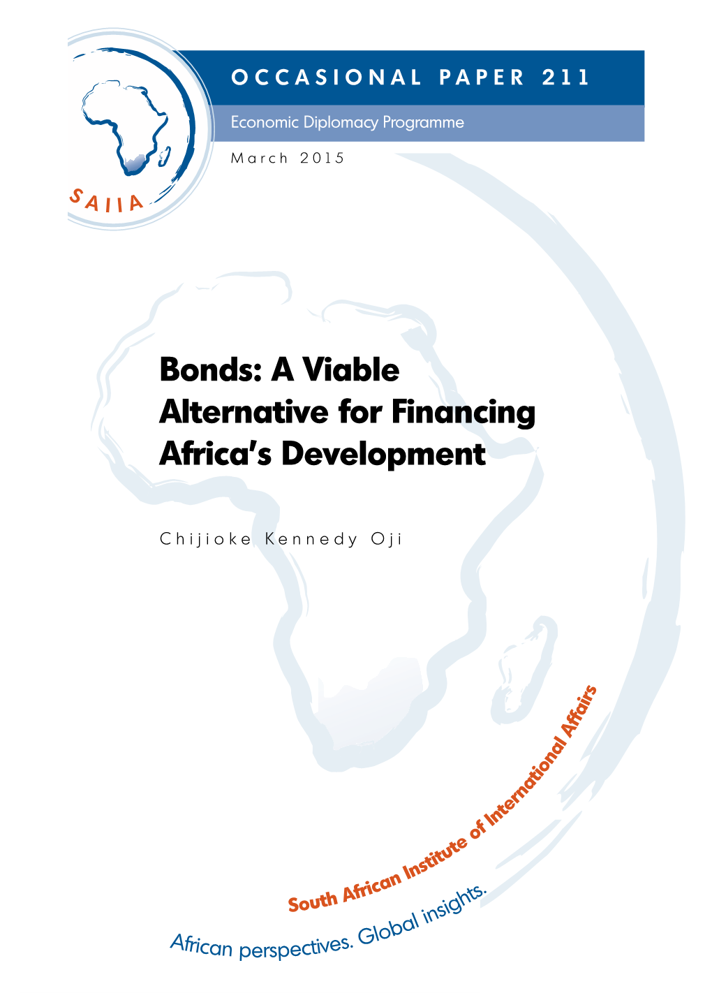 Bonds: a Viable Alternative for Financing Africa's Development