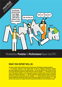 Mumbaivotes Promise Vs.Performance Report Card 2011