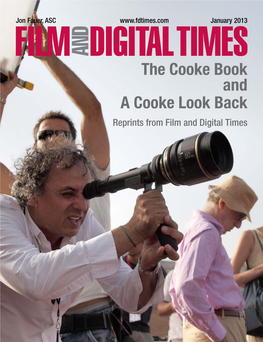 The Cooke Book and a Cooke Look Back Reprints from Film and Digital Times