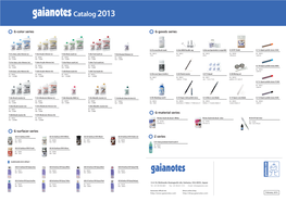 Gaianotes General Catalog [February 2013]