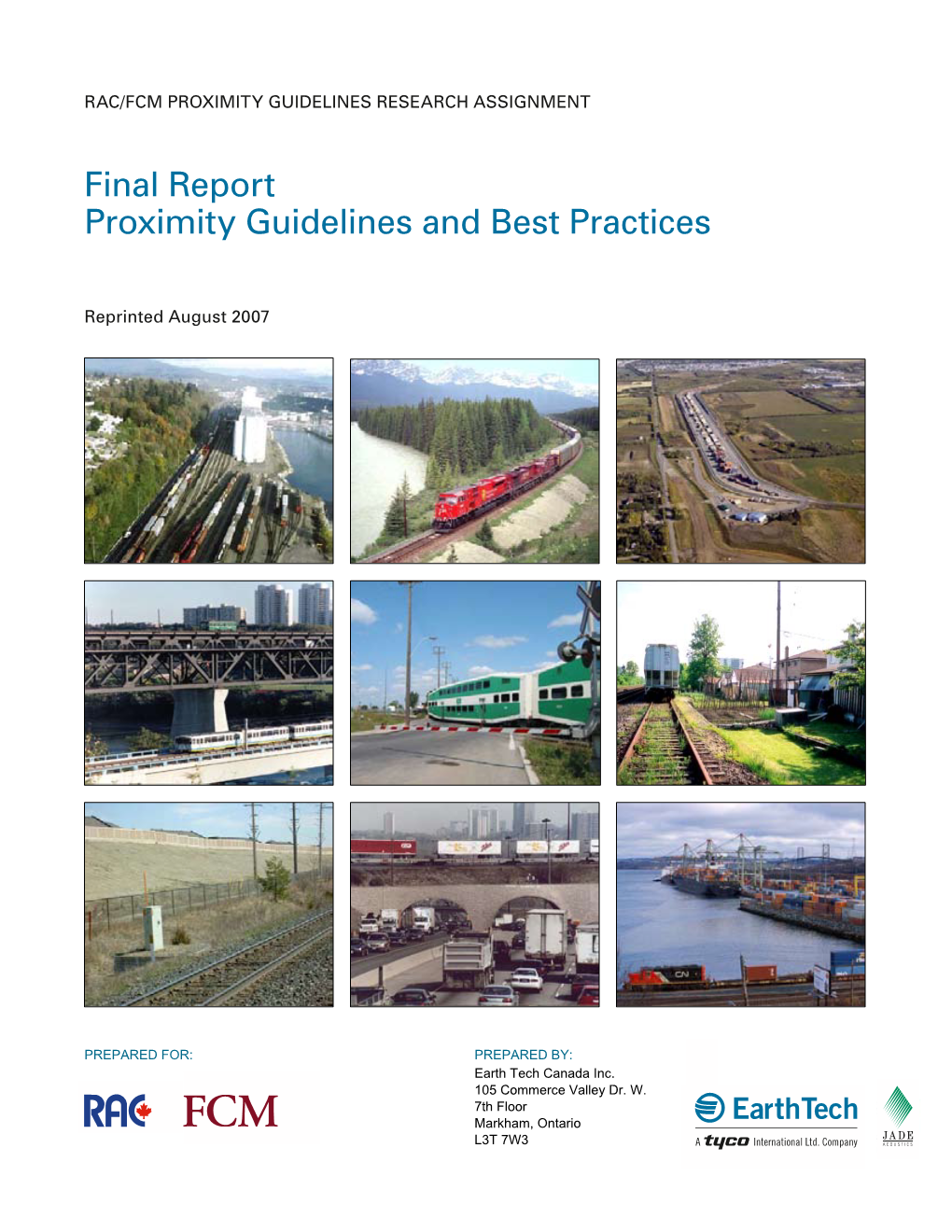 Final Report Proximity Guidelines and Best Practices