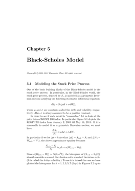 Black-Scholes Model