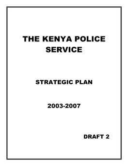 The Kenya Police Service