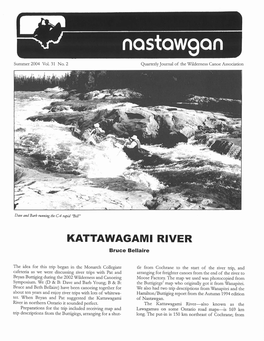 KATTAWAGAMI RIVER Bruce Bellaire