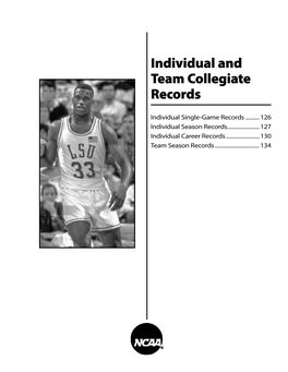 2009-10 NCAA Men's Basketball Records (Collegiate Records)