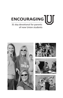 ENCOURAGING 31 Day Devotional for Parents of New Union Students