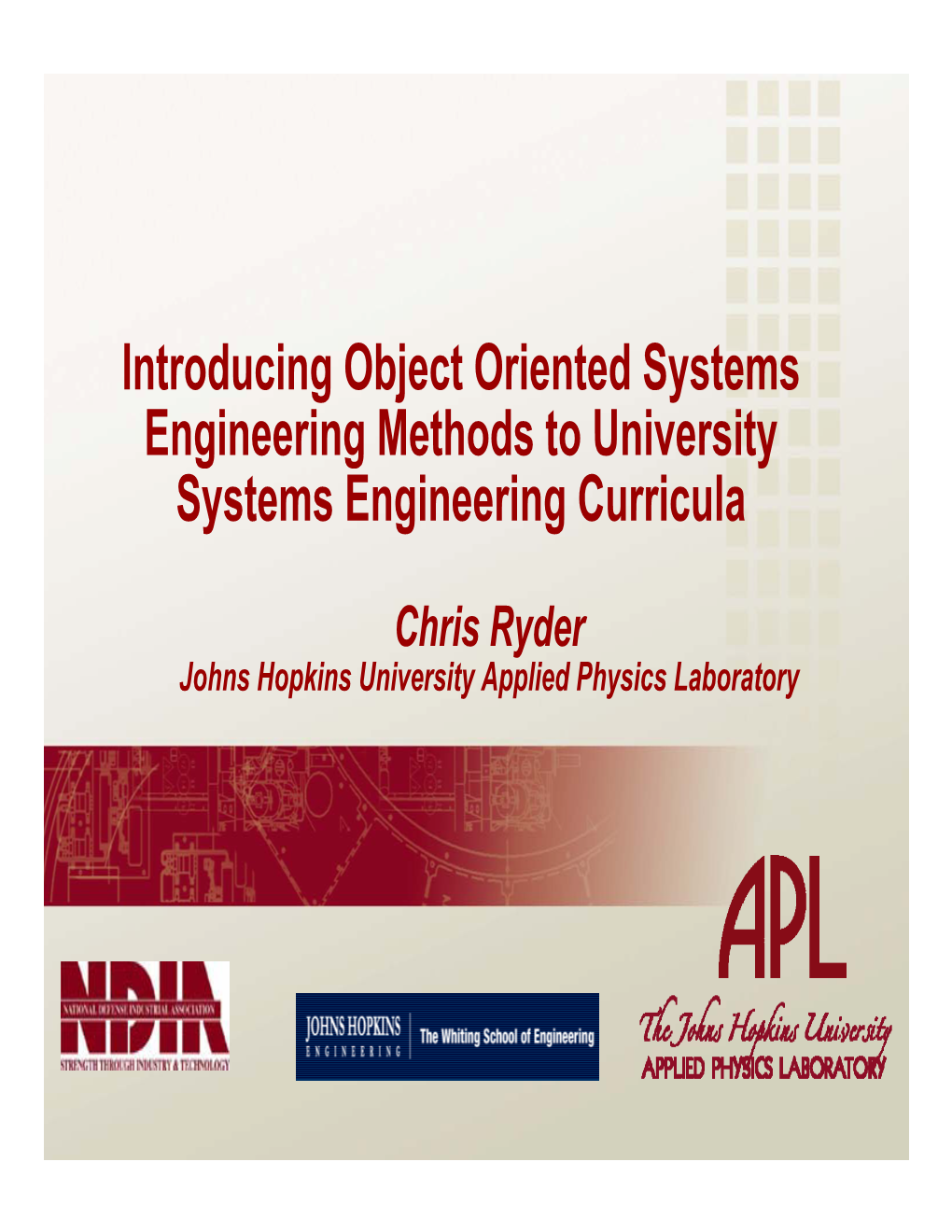 Introducing Object Oriented Systems Engineering Methods to University Systems Engineering Curricula