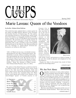 Marie Laveau: Queen of the Voodoos by the Rev