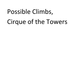 Possible Climbs.Pdf