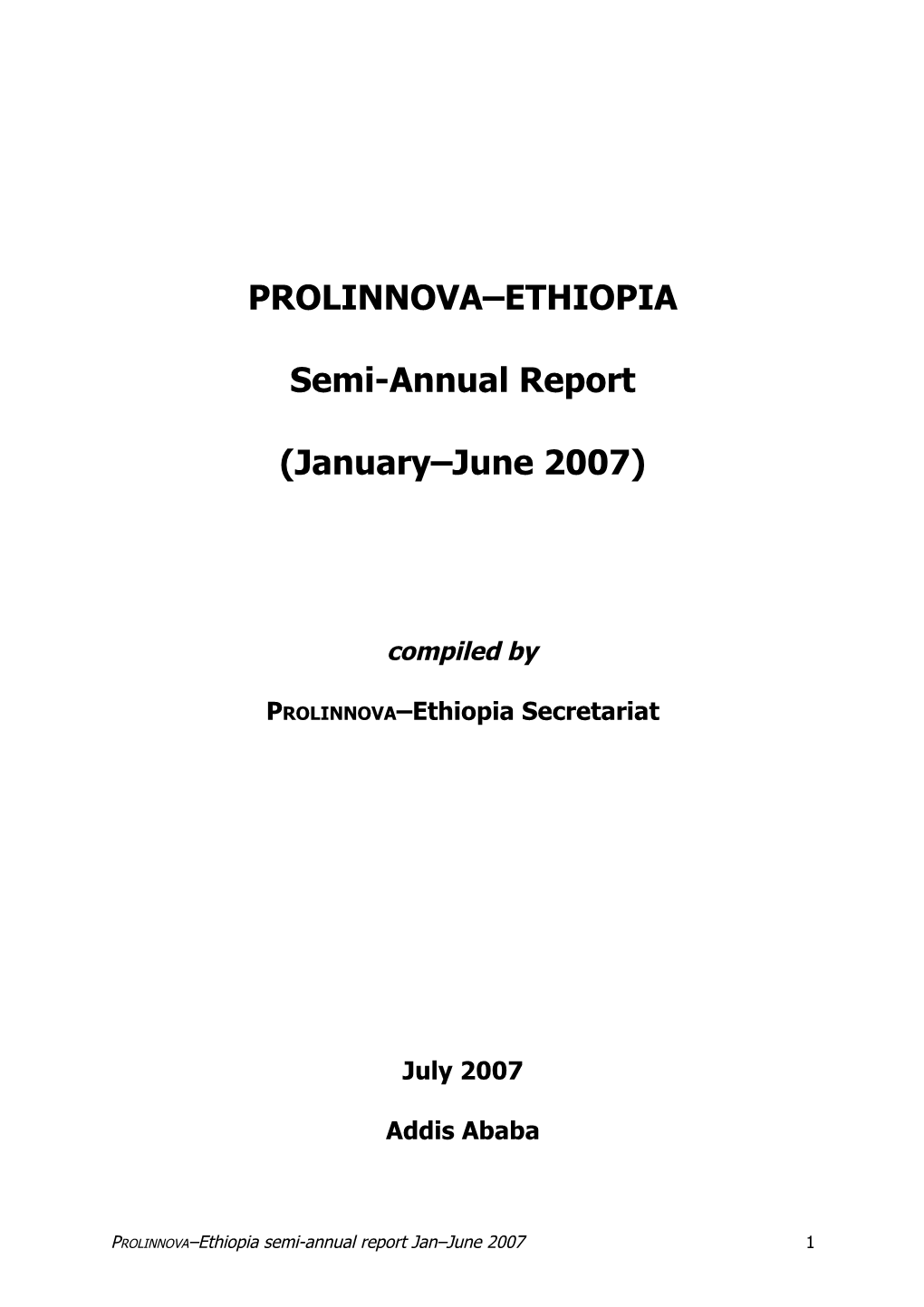 Prolinnova Ethiopia