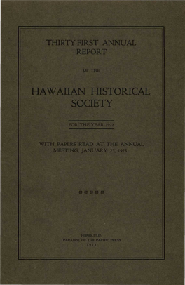 Hawaiian Historical Society