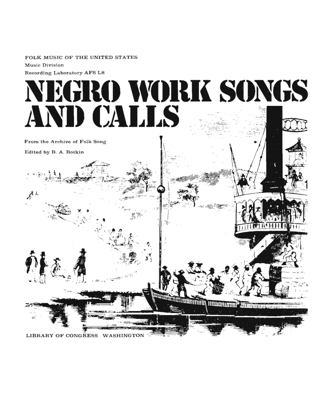 Negro Work Songs and Calls AFS L8