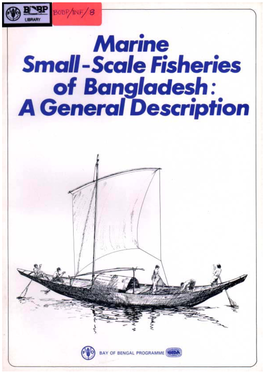 Marine Small-Scale Fisheries of Bangladesh: a General Description