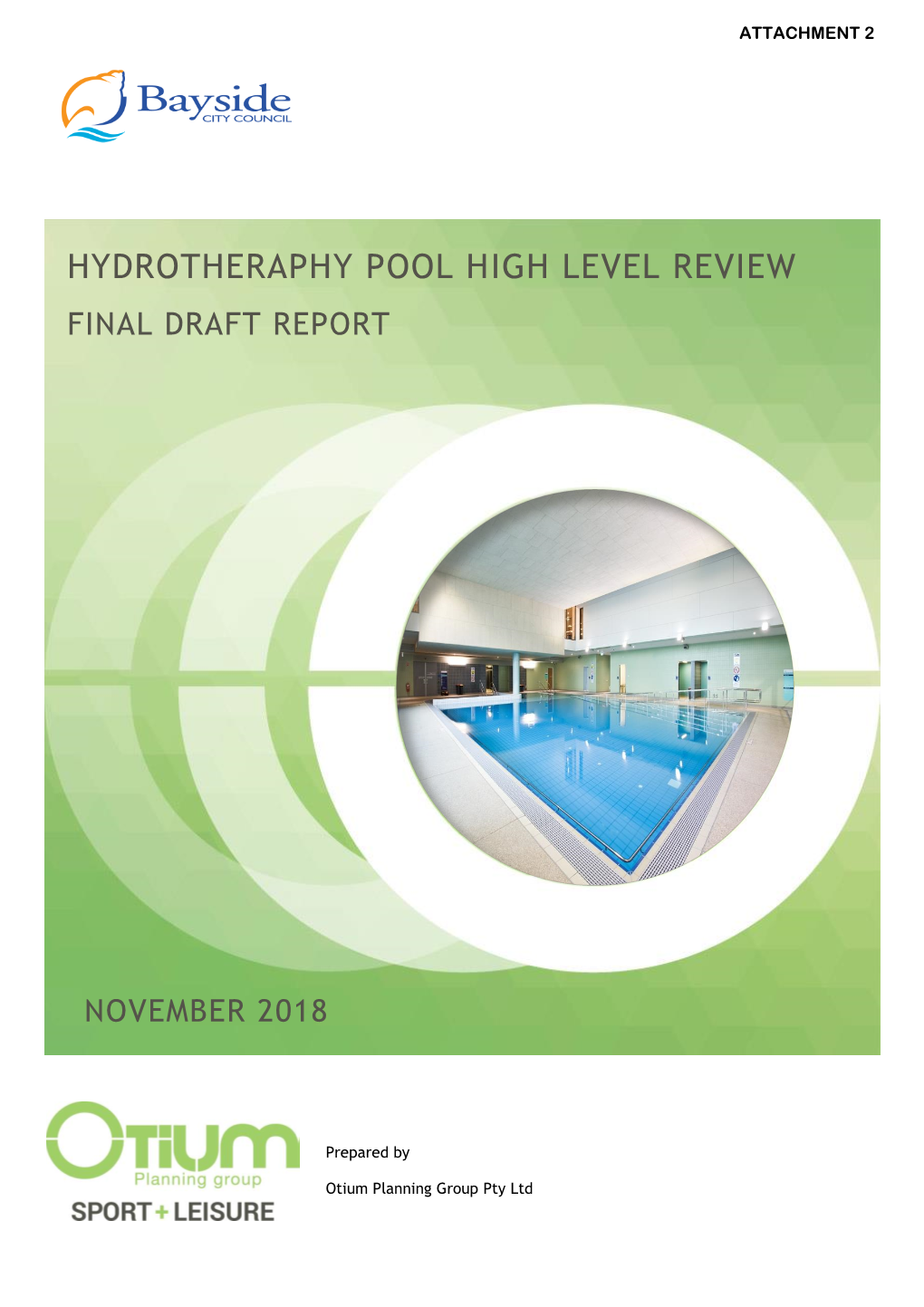 Hydrotheraphy Pool High Level Review Final Draft Report