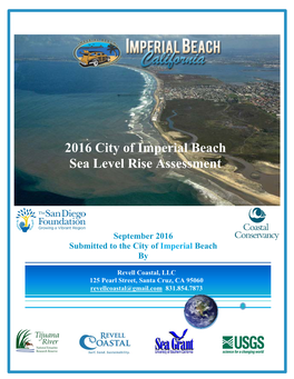 2016 City of Imperial Beach Sea Level Rise Assessment