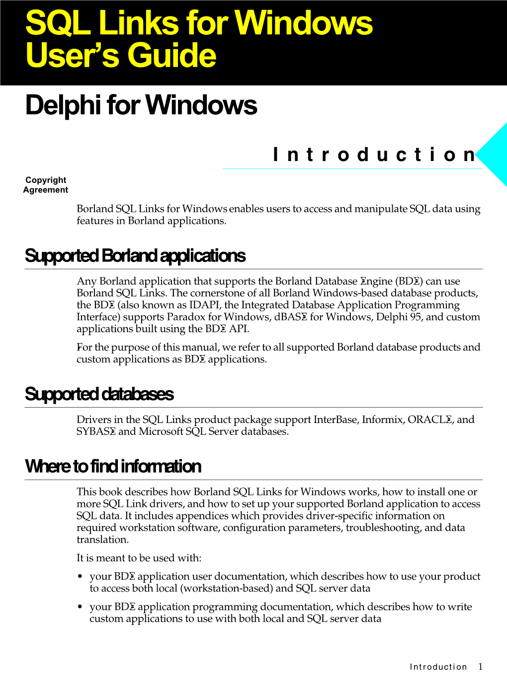 Delphi for Windows