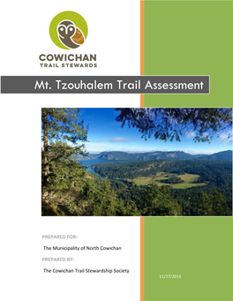 Mt. Tzouhalem Trail Assessment