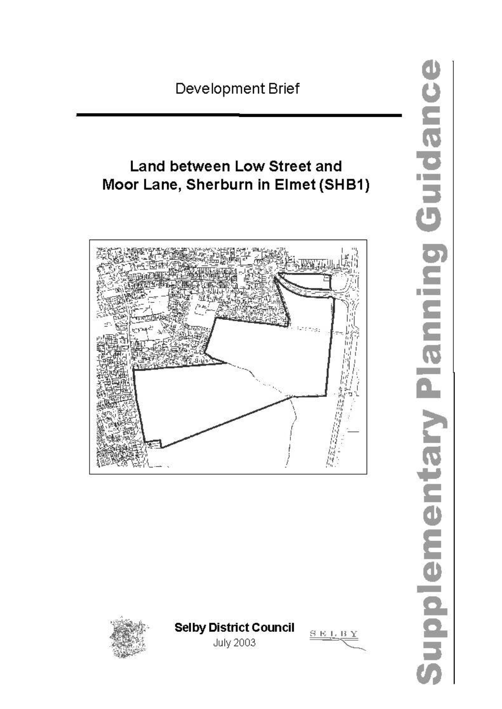 Land Between Low Street and Moor Lane, Sherburn in Elmet (SHB/1)